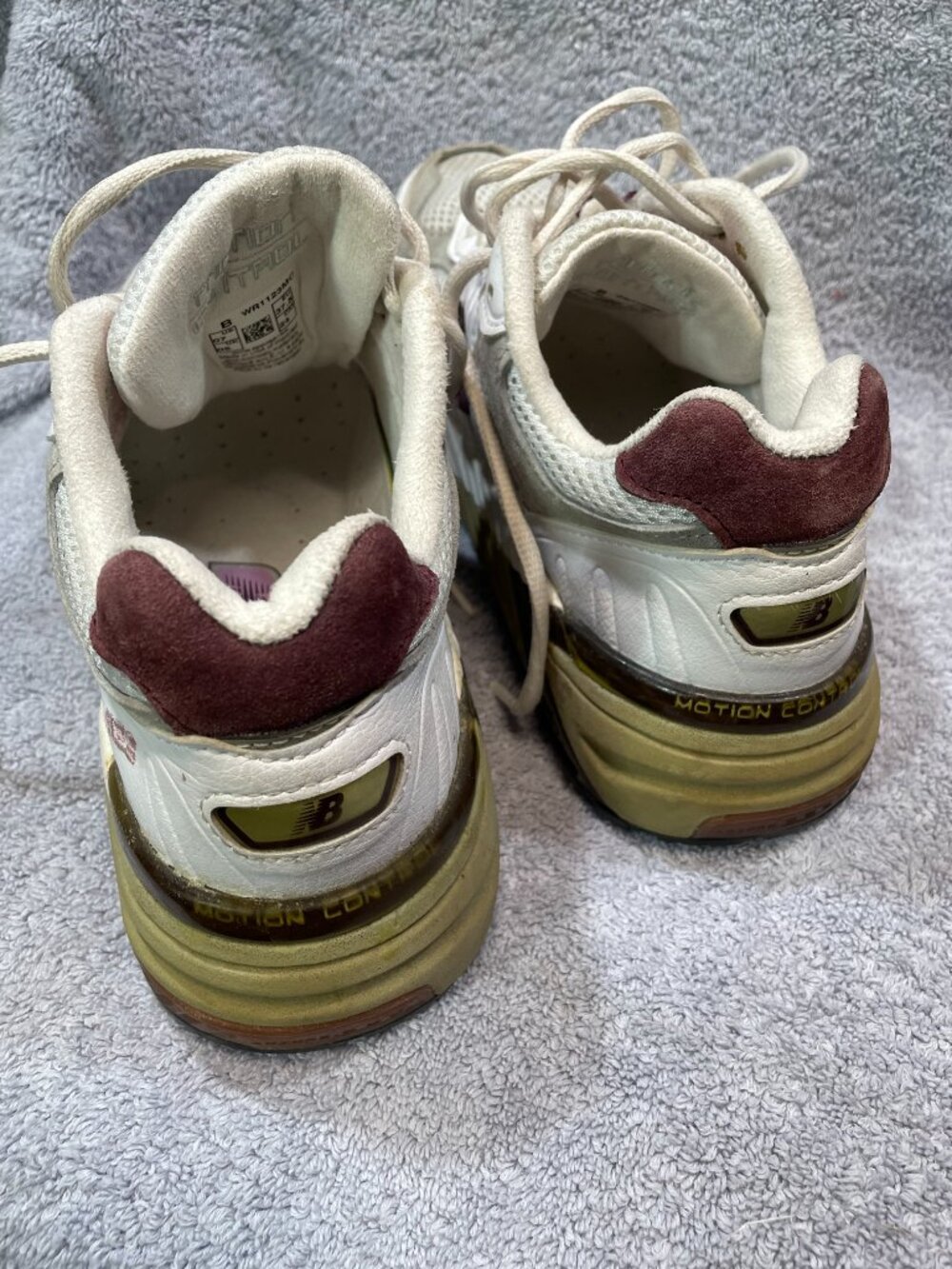 New Balance 1123 Running Shoes Sneakers Womens Size 7 White Purple Made in USA - Picture 6 of 12